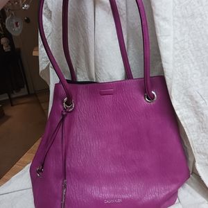 Calvin Klein magenta purse